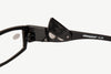 Detail of NiteSpecs battery compartment